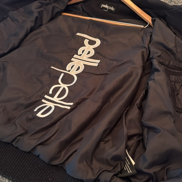 Pelle Pelle vintage all American Black bomber Jacket EUC 4XL - Picture 15 of 15